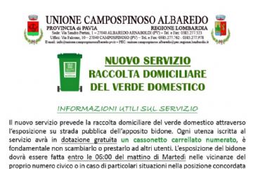 Adesione servizio raccolta verde domiciliare